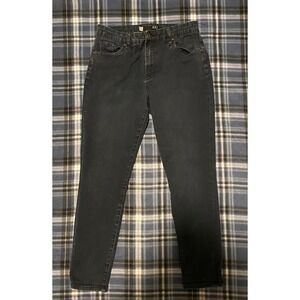 Kut from the Kloth Womens Skinny Jeans Black Dark Wash Size 10 KP0339MB3N
